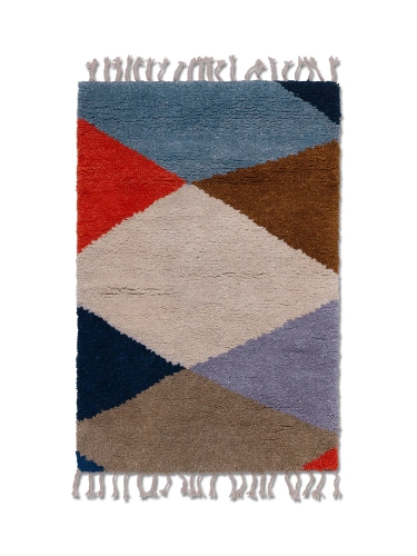 Dywan Harlequin Knotted Rug ferm Living