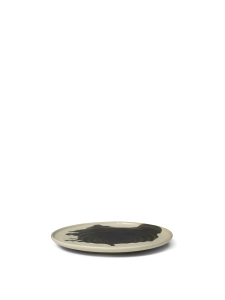 Talerz Omhu Plate - Small Off-White/Charcoal Ferm Living