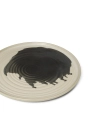 Talerz Omhu Plate - Medium Off-White/Charcoal Ferm Living 