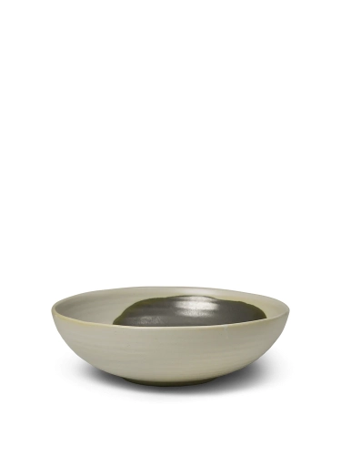 Talerz Omhu Bowl - Large Off-White/Charcoal Ferm Living 