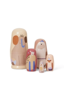 Lalki Critter Nesting Dolls Ferm Living 