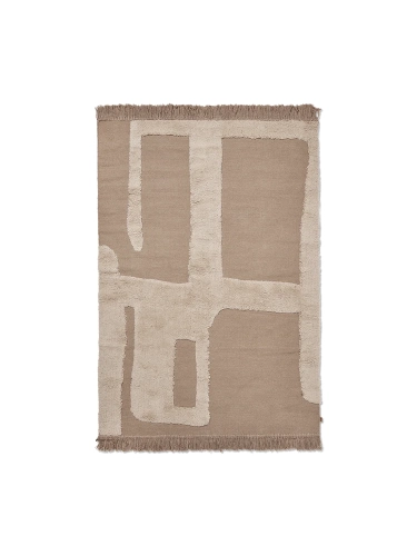 Dywan Alley Wool Rug Natural Ferm Living