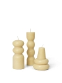Świece Torno Candles - Set of 3 Living ostatnie sztuki