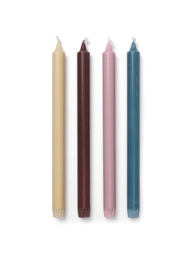 Świece Pure Candles - Set of 4 Ferm Living różne kolory  