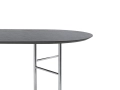 Blat Do Stołu Mingle oval 220 x 90 black  Ferm Living