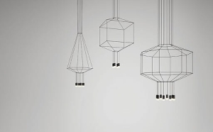 Lampa wisząca VIBIA WIREFLOW 2 różne warianty