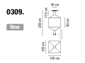 Lampa wisząca VIBIA WIREFLOW 3 różne warianty 