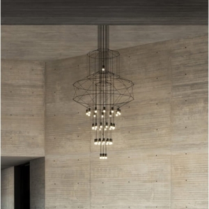 Lampa wisząca VIBIA WIREFLOW Chandelier 0374