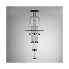 Lampa wisząca VIBIA WIREFLOW Chandelier 0375