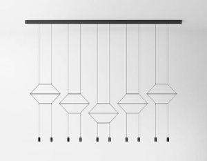 Lampa wisząca Vibia WIREFLOW LINEAL 0332 suspension