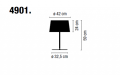 Lampa stołowa VIBIA WARM 4901 różne warianty