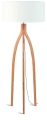 LAMPA PODŁOGOWA ANNAPURNA BAMBUS 3-NOŻNA 128CM/ABAŻUR 60X30CM, LNIANY BIAŁY  GOOD&MOJO
