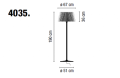 Lampa VIBIA PLIS OUTDOOR 4035 biała