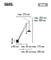 Lampa podłogowa Vibia NORTH 5605 różne warianty  