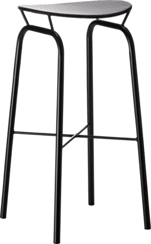 Stołek  hoker  NAGASAKI Soft Black Semi Matt GUBI  