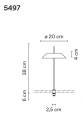 Lampa stołowa Vibia Mayfair Mini 5497 różne warianty  cena od: