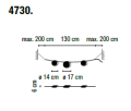 Lampa outdoor Vibia JUNE 4730 brąz