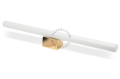 Kinkiet Stick opal & złoto 30cm Zangra  