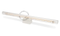 Kinkiet Stick  clear glass & white 30cm Zangra 