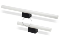 Kinkiet Stick opal & black 30cm Zangra