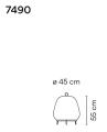 Lampa Vibia Knit podłogowa niska różne warianty