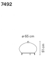 Lampa Vibia Knit podłogowa niska różne warianty