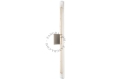 Kinkiet Stick transparent & chrom  50cm Zangra