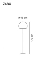 Lampa Vibia Knit podłogowa wysoka różne warianty 