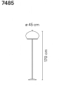 Lampa Vibia Knit podłogowa wysoka różne warianty 