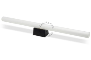 Kinkiet Stick opal & black 50cm Zangra 