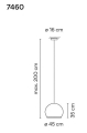 Lampa Vibia Knit wisząca różne warianty 