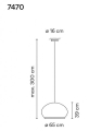 Lampa Vibia Knit wisząca różne warianty 