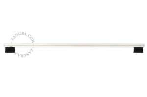 Kinkiet Stick clear glass  & black  100cm Zangra  