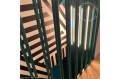 Kinkiet Stick clear glass  & black  100cm Zangra  