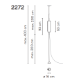 Lampa wisząca Vibia GUISE 2272 pendant