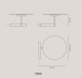 Lampa stołowa Vibia FLAT 5965 różne warianty