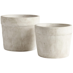 Tine K Home- donice z terakoty L ZESTAW 27 cm i 39 cm