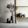 TINE K HOME donica /  wazon gliniany smoke 26 x h.24cm