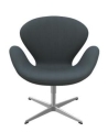 Fotel SWAN 3320 FRITZ HANSEN tapicerka DIABLO z mechanizmem powrotu