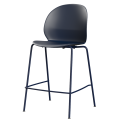 FRITZ HANSEN krzesło barowe niskie N02 chrom różne kolory siedziska cena od: 