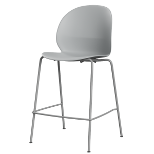 FRITZ HANSEN krzesło barowe niskie N02 chrom różne kolory siedziska cena od: 