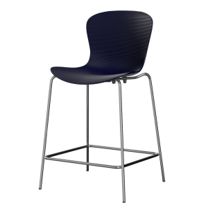 FRITZ HANSEN krzesło barowe niskie NAP chrom różne kolory