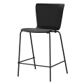 FRITZ HANSEN krzesło barowe niskie VICO DUO podstawa czarna różne kolory