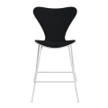 FRITZ HANSEN krzesło barowe SERIES 7 64cm barwiony fornir tapicerowany front różne warianty