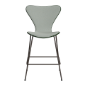FRITZ HANSEN krzesło barowe SERIES 7 64cm barwiony fornir tapicerowany front różne warianty