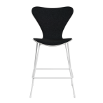 FRITZ HANSEN krzesło barowe SERIES 7 64cm lakierowany fornir tapicerowany front różne warianty