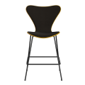 FRITZ HANSEN krzesło barowe SERIES 7 64cm lakierowany fornir tapicerowany front różne warianty
