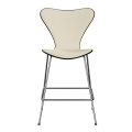 FRITZ HANSEN krzesło barowe SERIES 7 64cm lakierowany fornir tapicerowany front różne warianty
