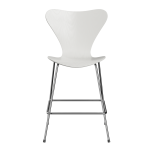 FRITZ HANSEN krzesło barowe SERIES 7 64cm fornir barwiony biały