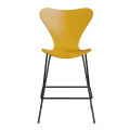FRITZ HANSEN krzesło barowe SERIES 7 64cm fornir barwiony żółty